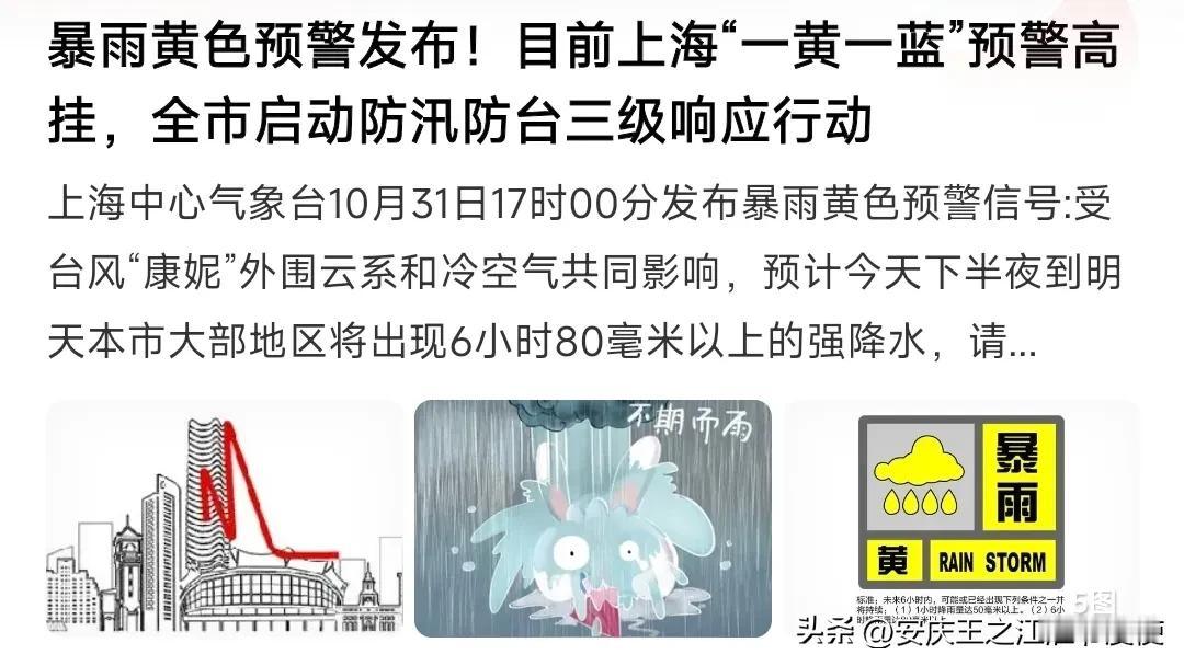 2024年11月1日今凌晨开始上海暴雨，2024年10月的最后一天夜里大暴雨开始