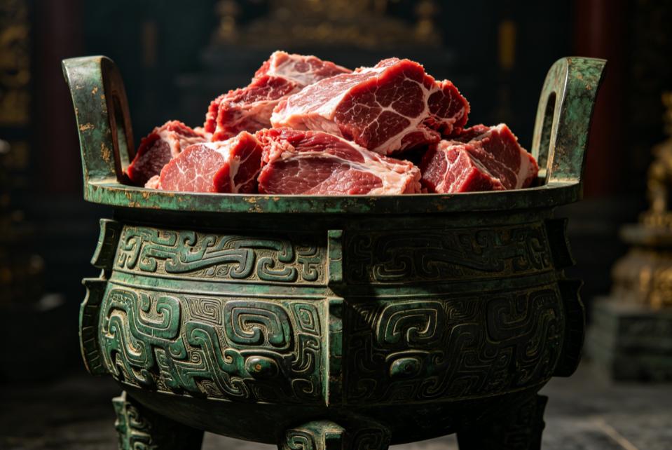 古人到底有没有肉吃？当然有。但是你说古人想吃肉就可以吃了？那就错了。

《礼记》