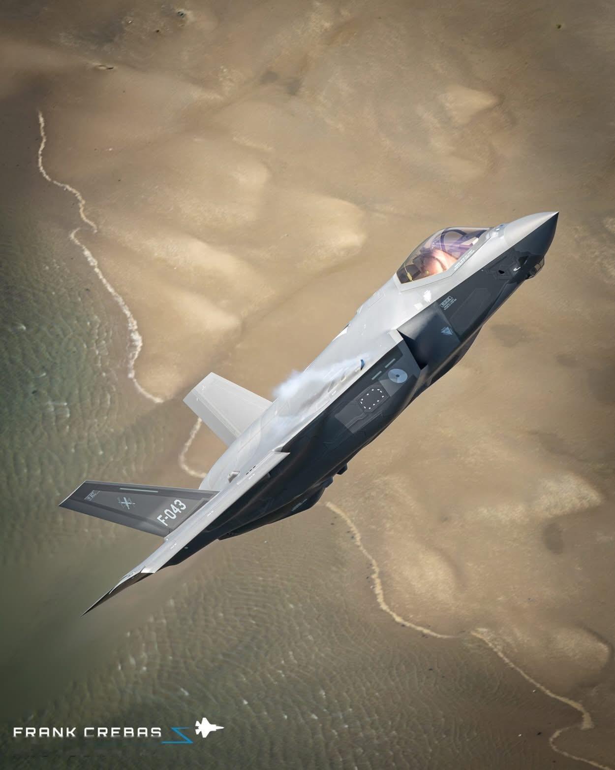 荷兰空军（RNLAF）第312中队F35A空对空摄影今日肥电军用飞机信息汇该机为