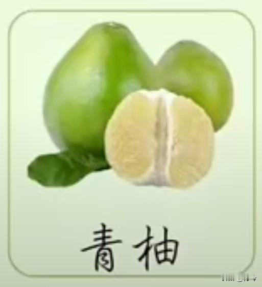 采桑子45·青柚
       翠囊轻裹秋光里，皮透凉芬，瓣叠霜痕，一剥甘津浸齿