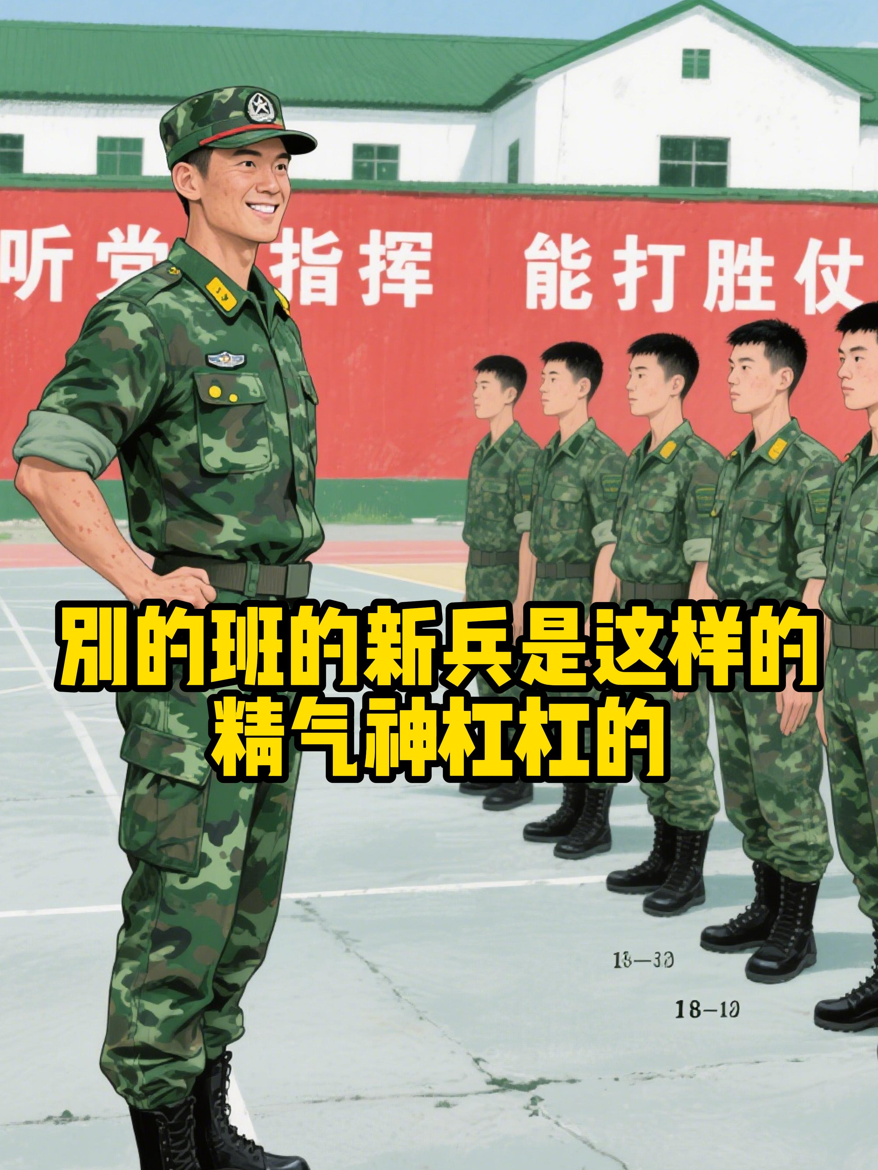 新兵很可爱，下次别让我带。