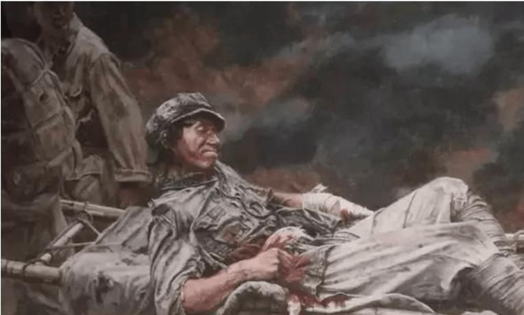 1934年，陈树湘腹部重伤，晕死过去，敌人用担架抬着他，急忙往后方赶：“快，领赏