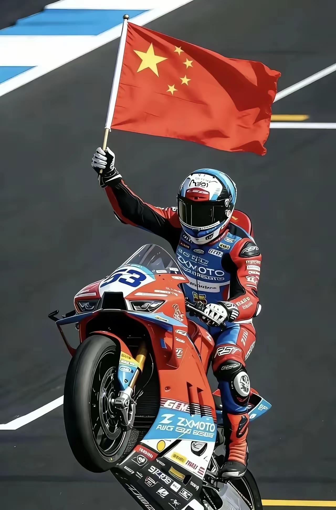 这回真的是遥遥领先，领先四秒多，快到几乎要跑出画面，简直不可思议！中国制造牛逼了