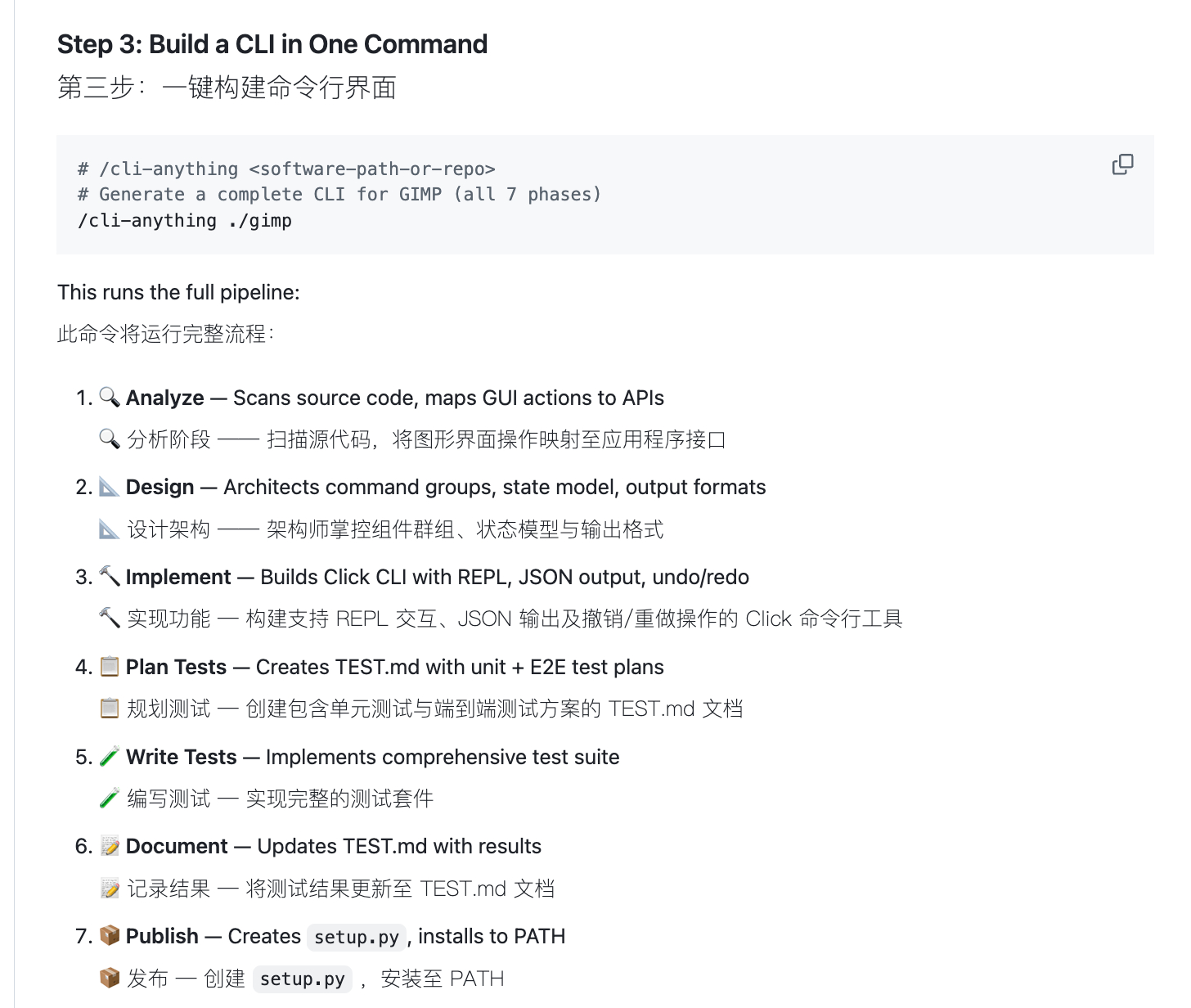 香港大学黄超团队刚刚发布的CLI-Anything，一款 Claude Code