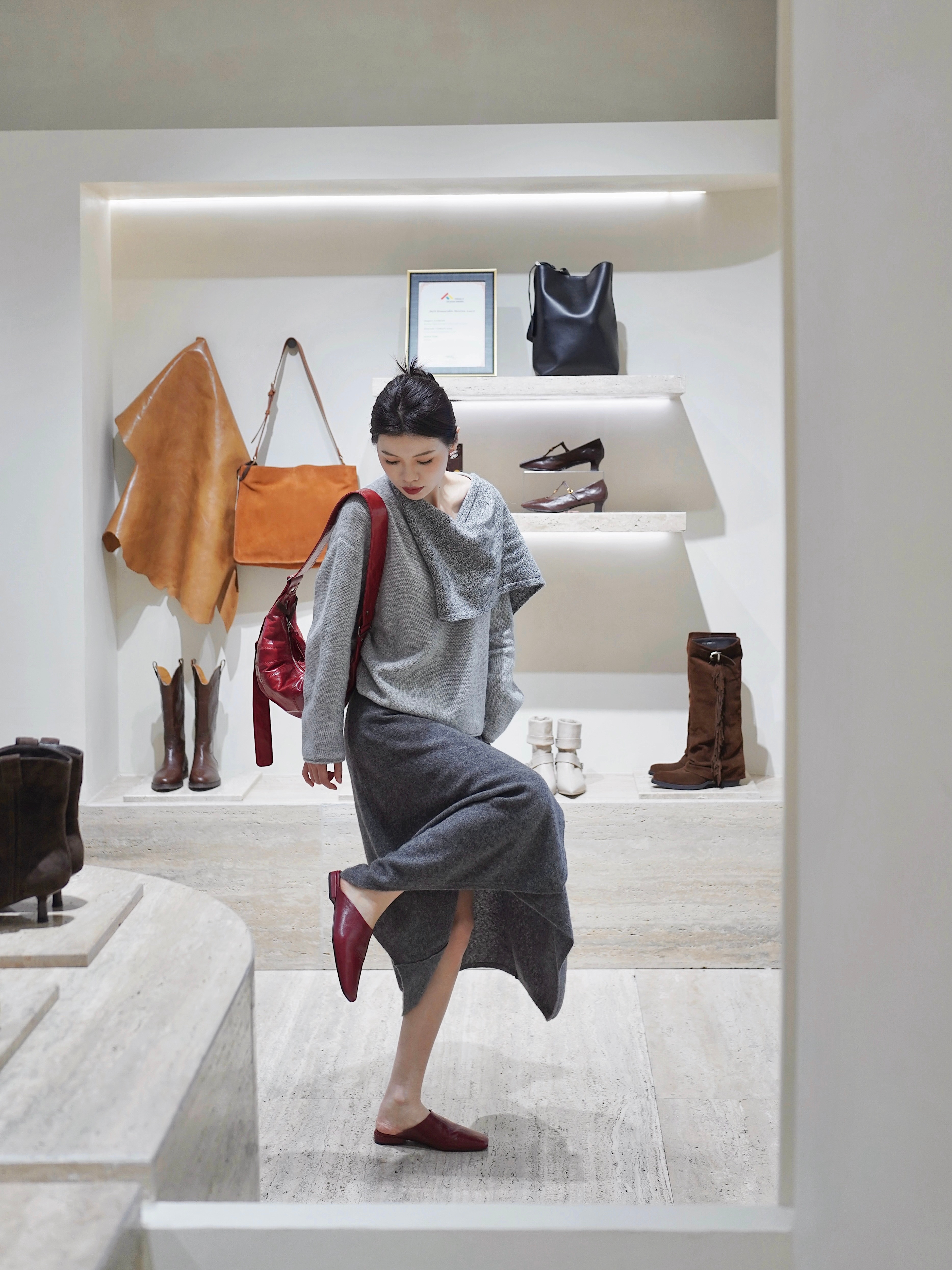 喜欢各种裸靴！不太喜欢拖鞋🩰今天穿什么