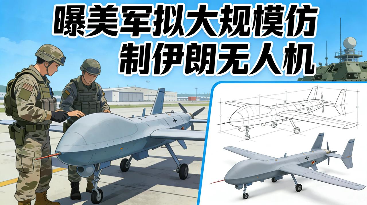 地主家也没有余粮呀！美军开始抄作业仿制伊朗无人机，这波操作有点讽刺！美军被曝要批