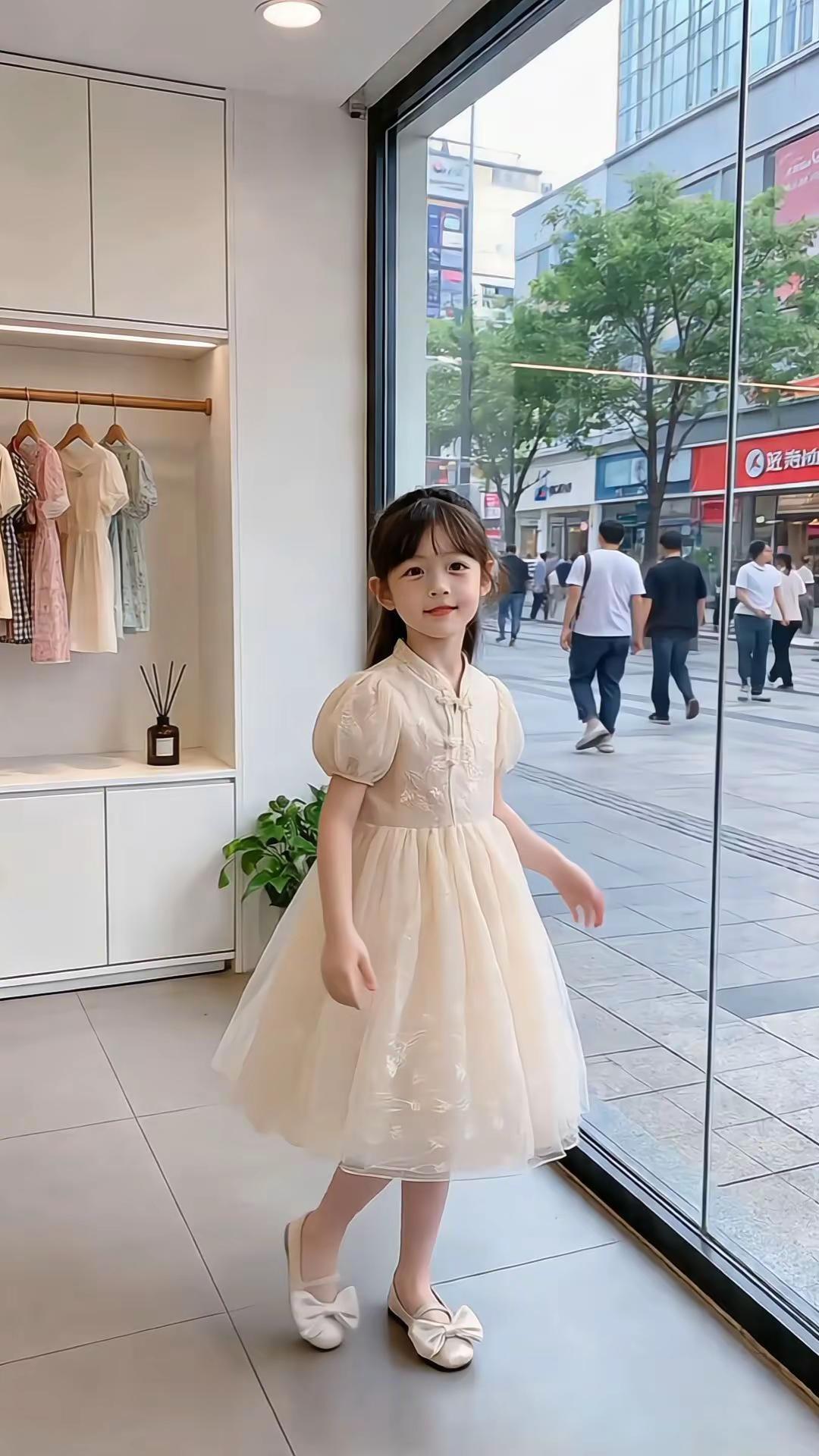 女童连衣裙 公主裙 女童穿搭