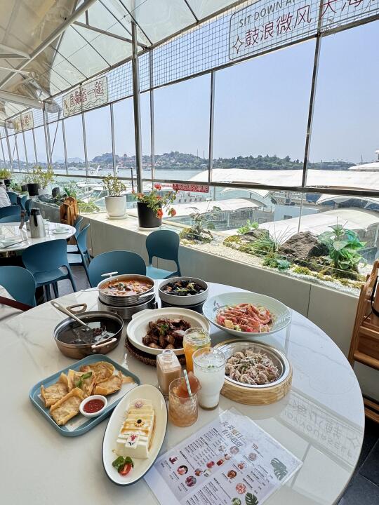 鼓浪屿对面360°海景闽南排挡！！连来三天…