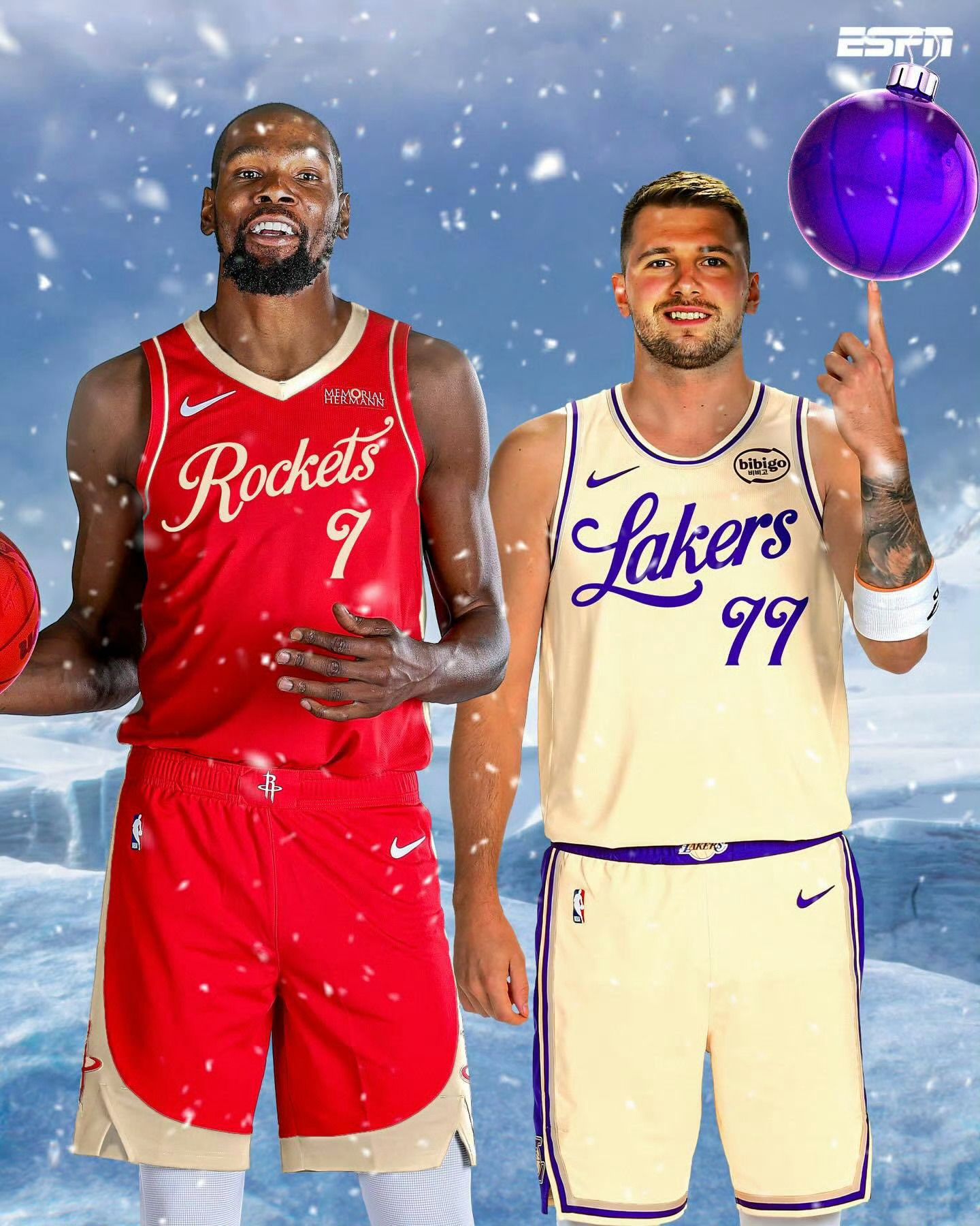 #东契奇圣诞大战复出#东契奇或将在湖人对阵火箭的圣诞大战中复出，结束因左小腿挫伤