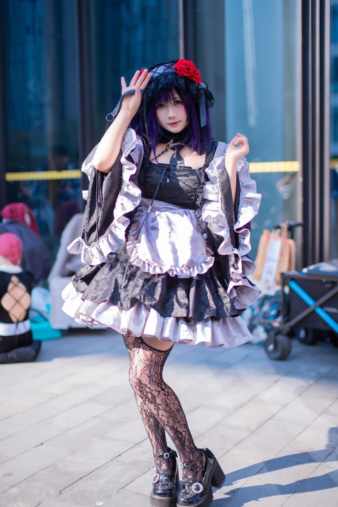 猎人拍漫展萤火虫漫展更衣人偶坠入爱河黑江雫想把漫展图带回家？请看置顶！(展示为精