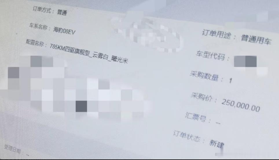 网图，应该是海豹08EV经销商预付价，785km四驱旗舰型，采购价25万。这个价