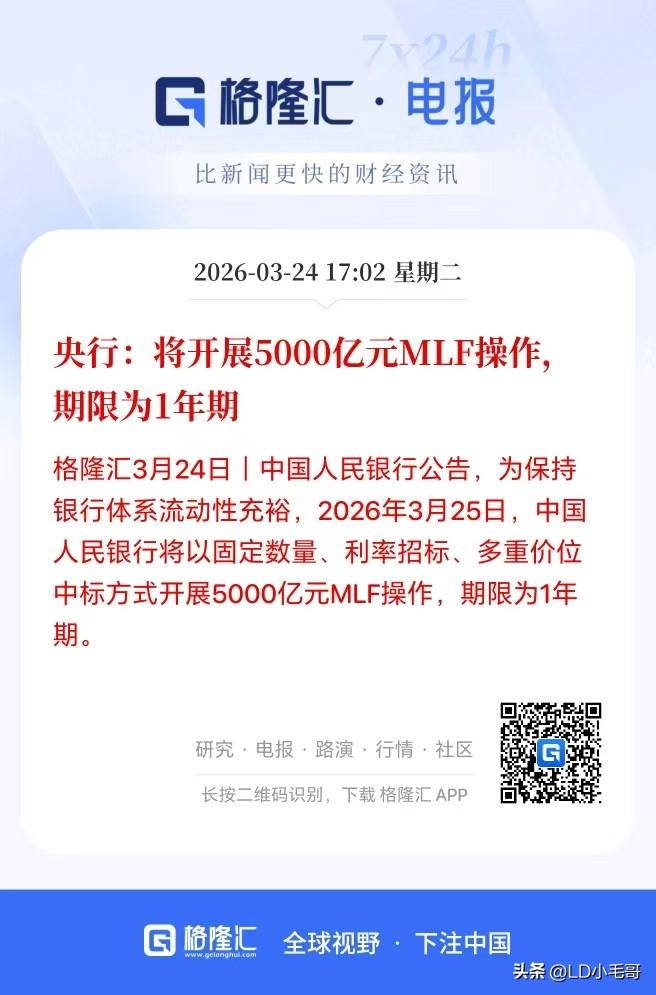 盘后重大利好！央行又要放水了，明天A股有望延续今天大涨的势头吗？

刚刚盘后央行