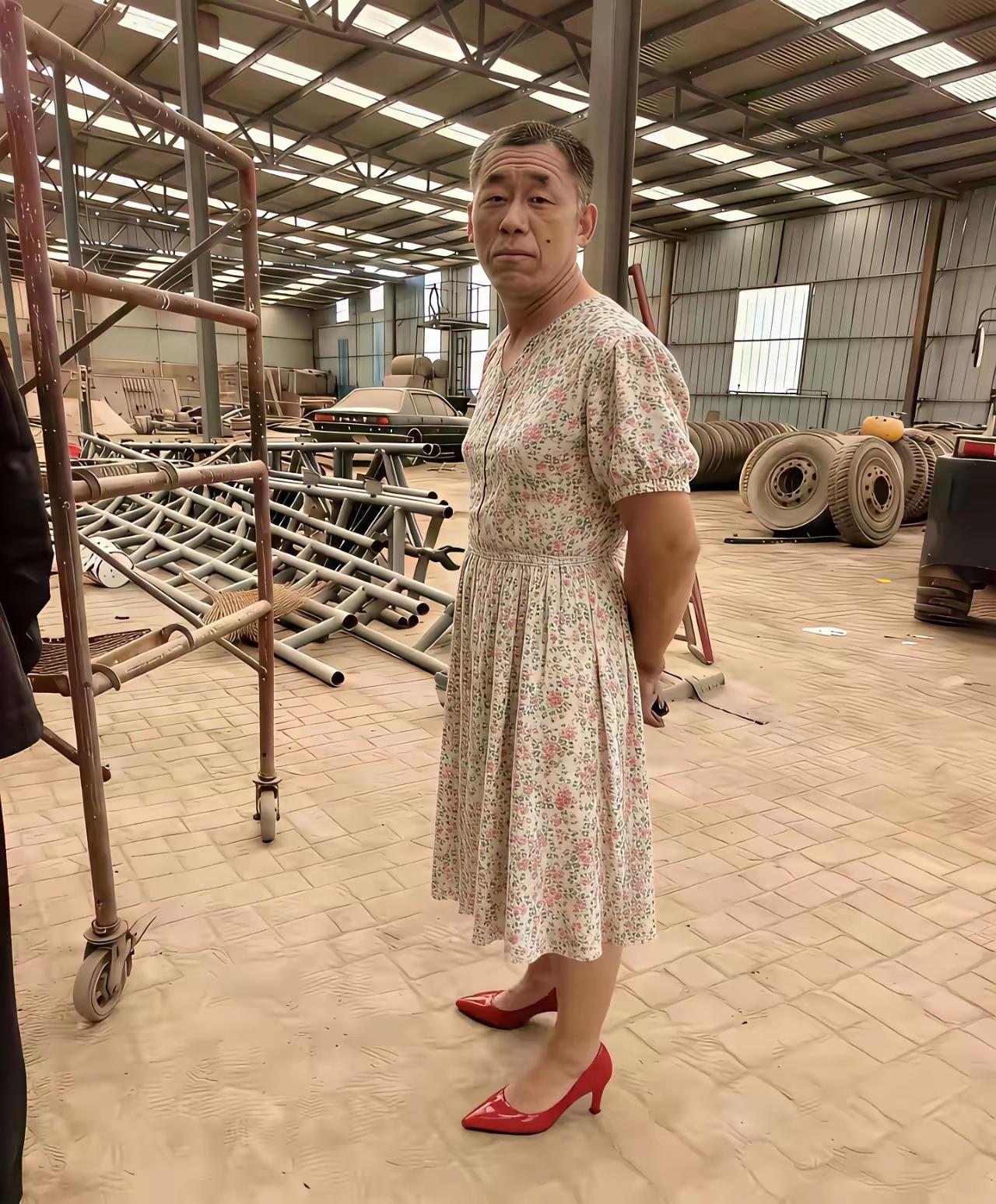 看清楚了吗？
男的女的啊？前凸后翘，杨柳细腰，皮肤黝黑，连衣裙披身，耳坠一挂，寸