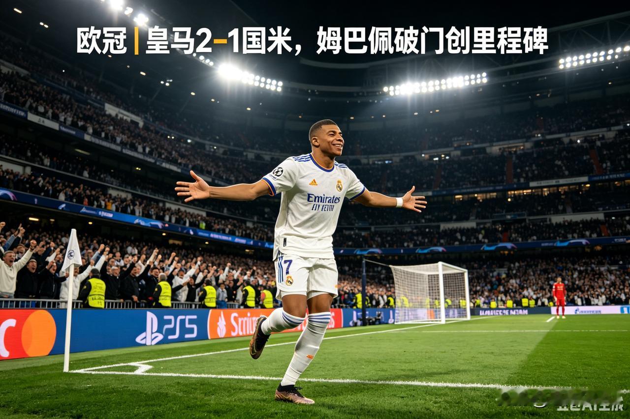 ⚽欧冠焦点战：皇马2‑1国米，姆巴佩破门创里程碑
 
北京时间9月9日凌晨，欧冠