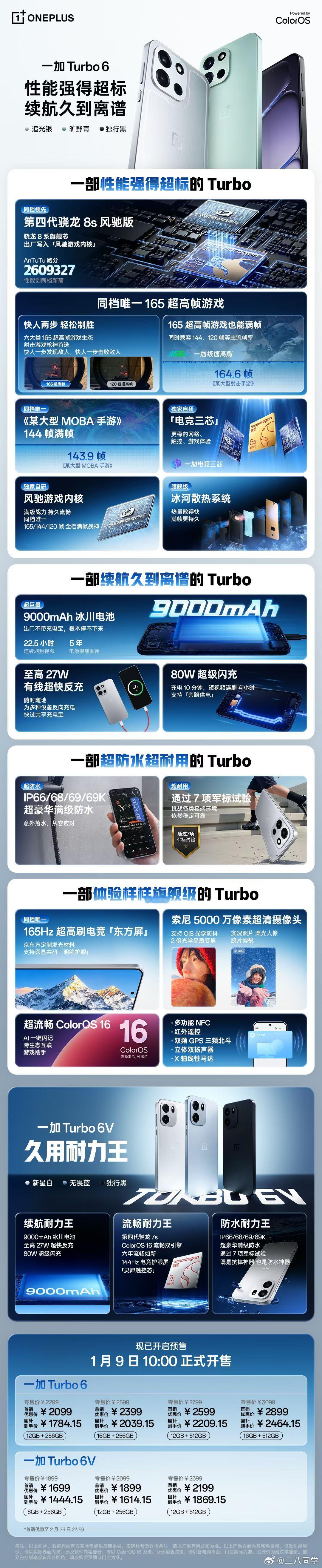 一加Turbo6，可能在一些参数上没那么极致，但是他已经算是这个价位段体验最好的