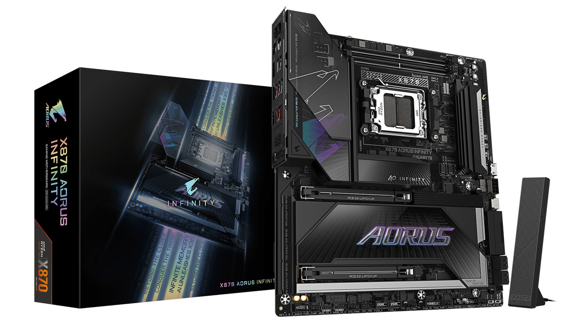 X870 AORUS INFINITY上架技嘉40周年纪念主板，售价5999元上