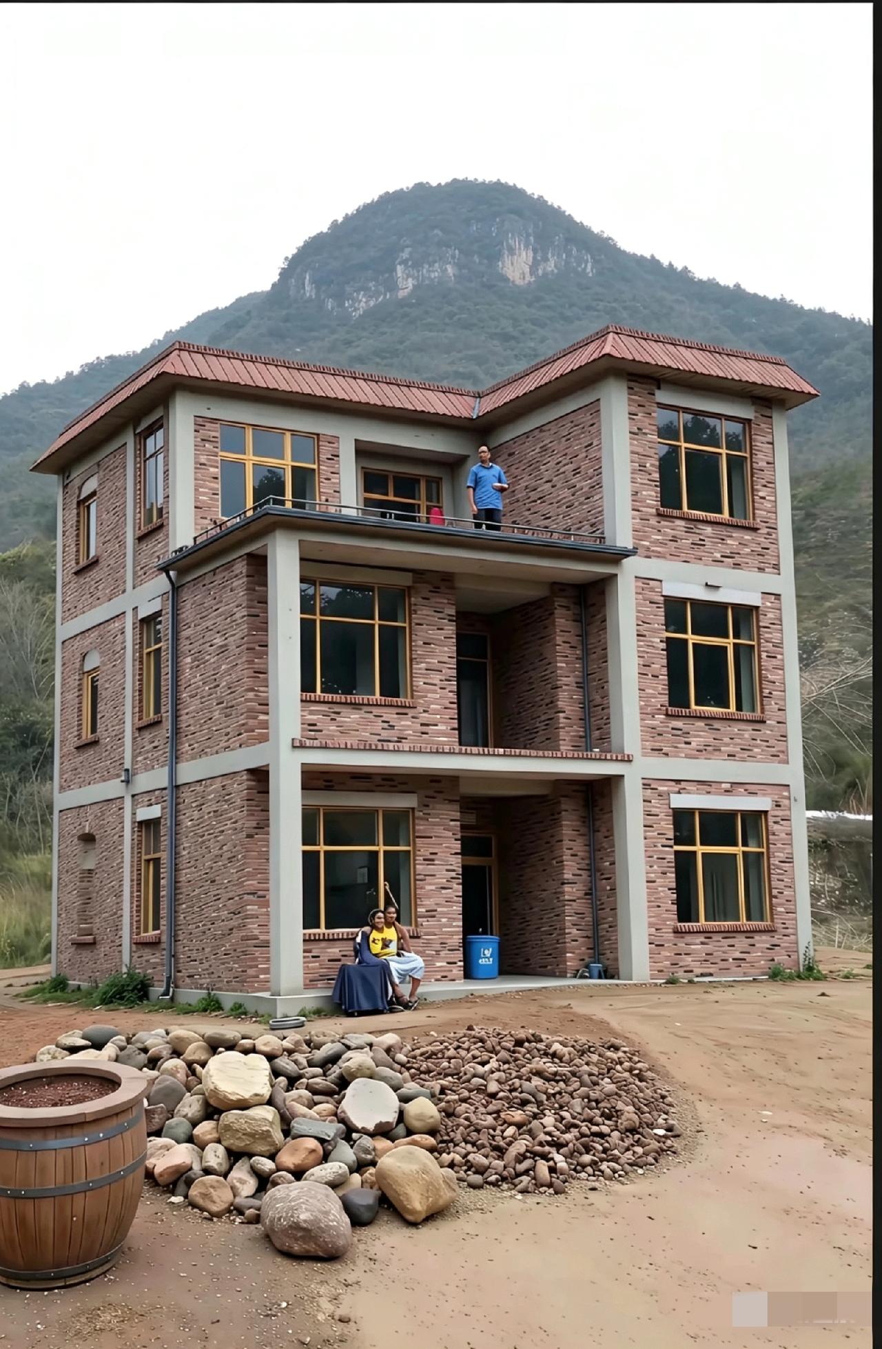 这是网友家新建的房子，你能看出这栋房子有什么不合理的地方吗？