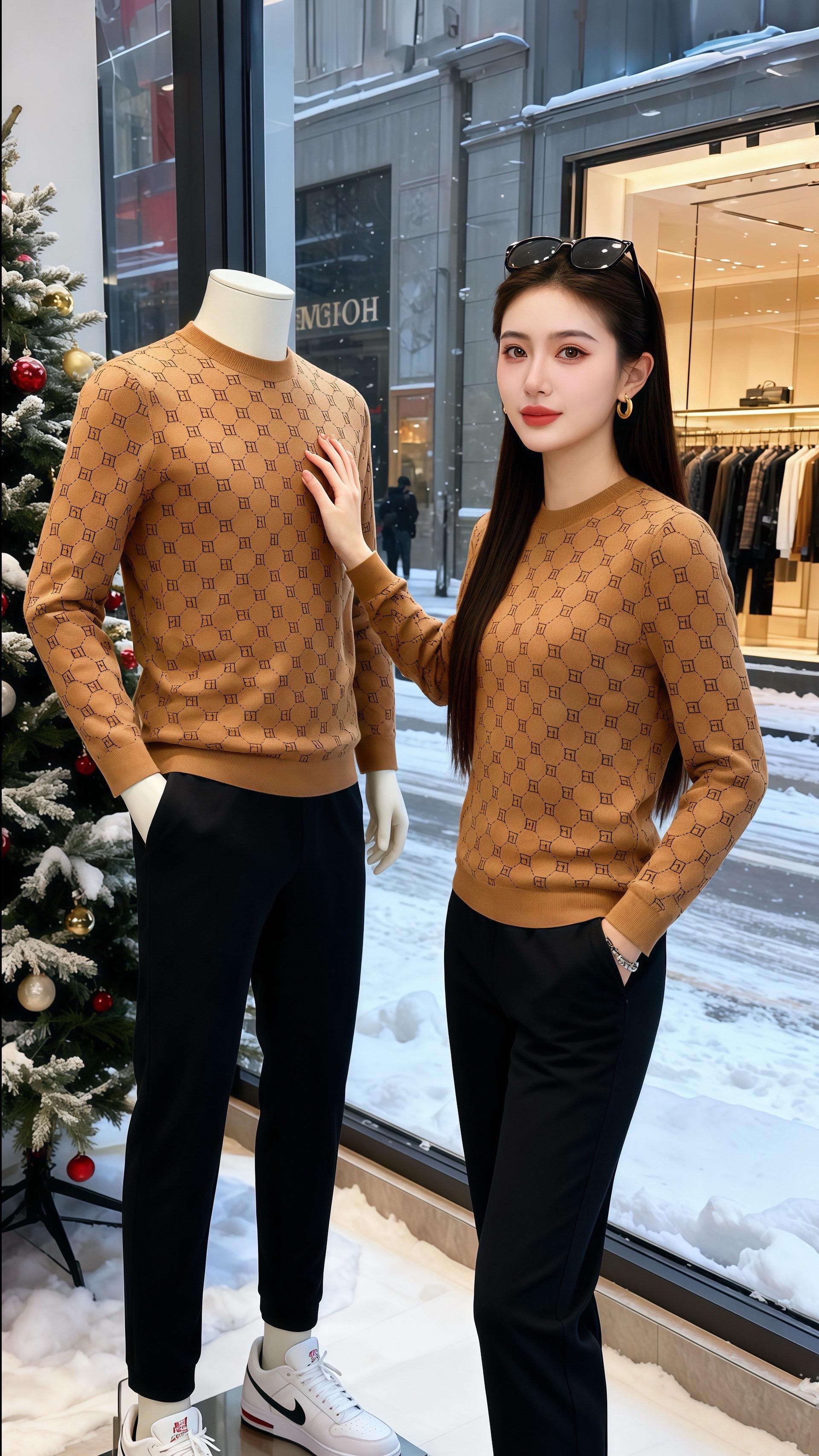 雪裹着圣诞装饰的光落满橱窗时，皓明在男装区撞见许妍。她指尖碰着模特身上...