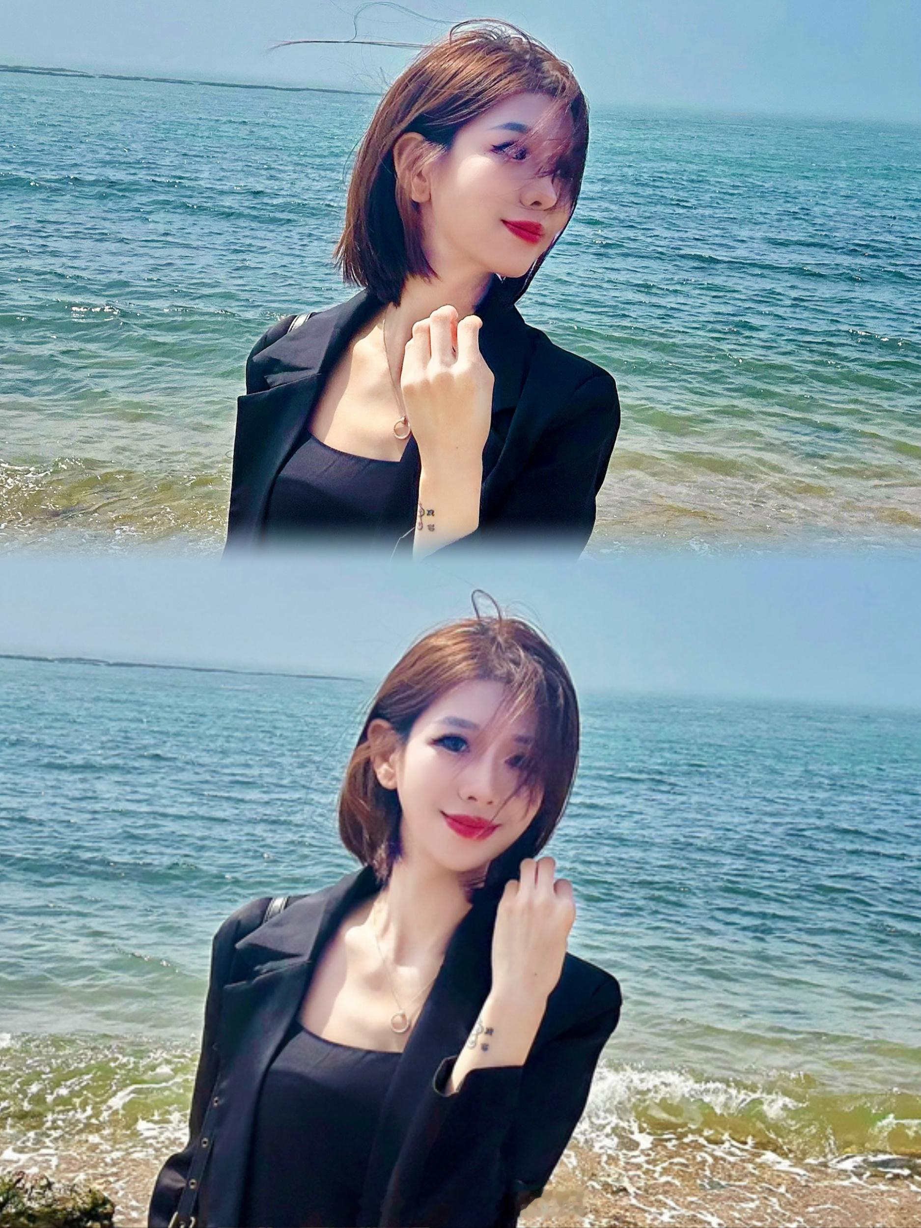 日常分享 好困好困，看看大海让自己清醒清醒吧～🌊 大连·星海广场
