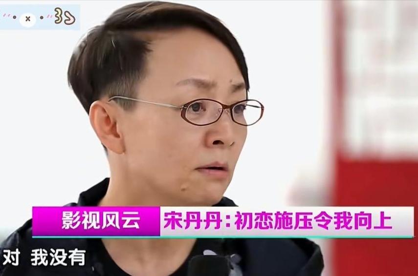 宋丹丹说：“当年我为爱昏了头，然后我的男朋友考上了北大法律系，他跟我说，如果我想