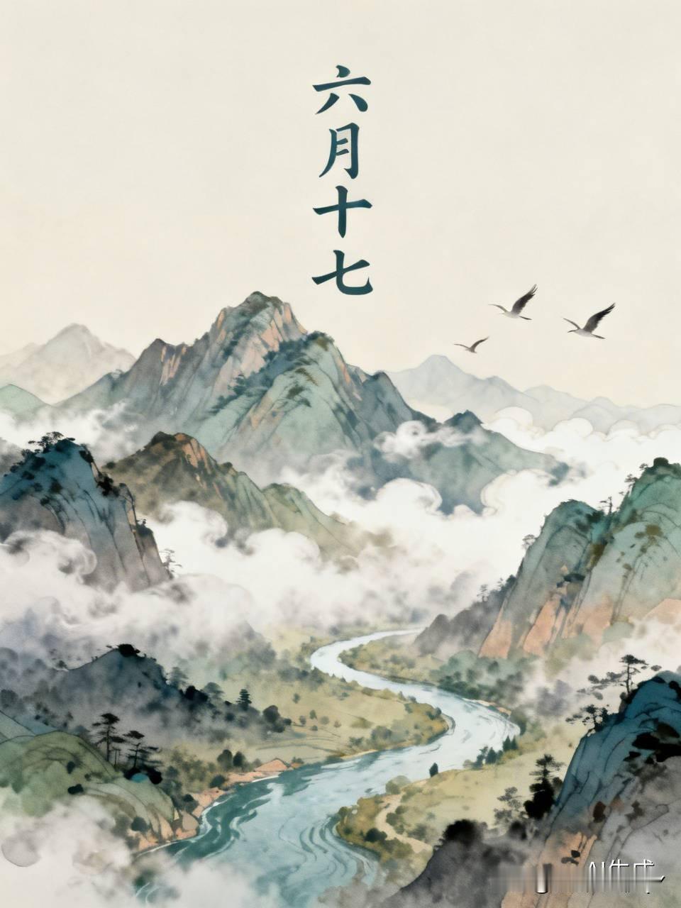 今天是六月十七民间俗语有
1. 六月就怕十七到，十七要是不给力，一年饥荒没跑啦，
