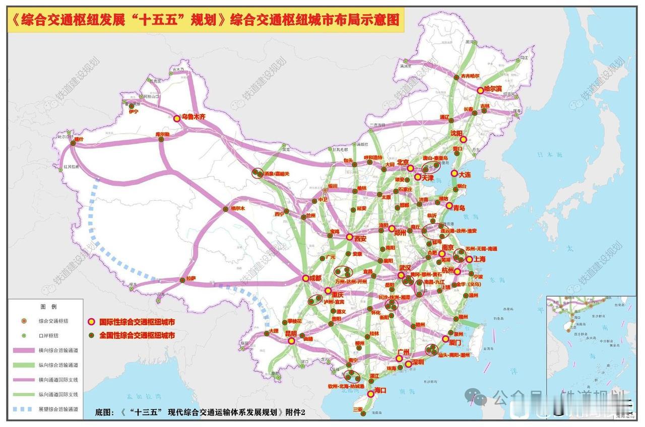 综合交通枢纽城市布局示意图
