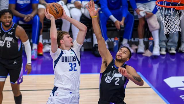 库珀·弗拉格在周一达拉斯独行侠以133比140加时不敌犹他爵士的比赛中，刷新了N