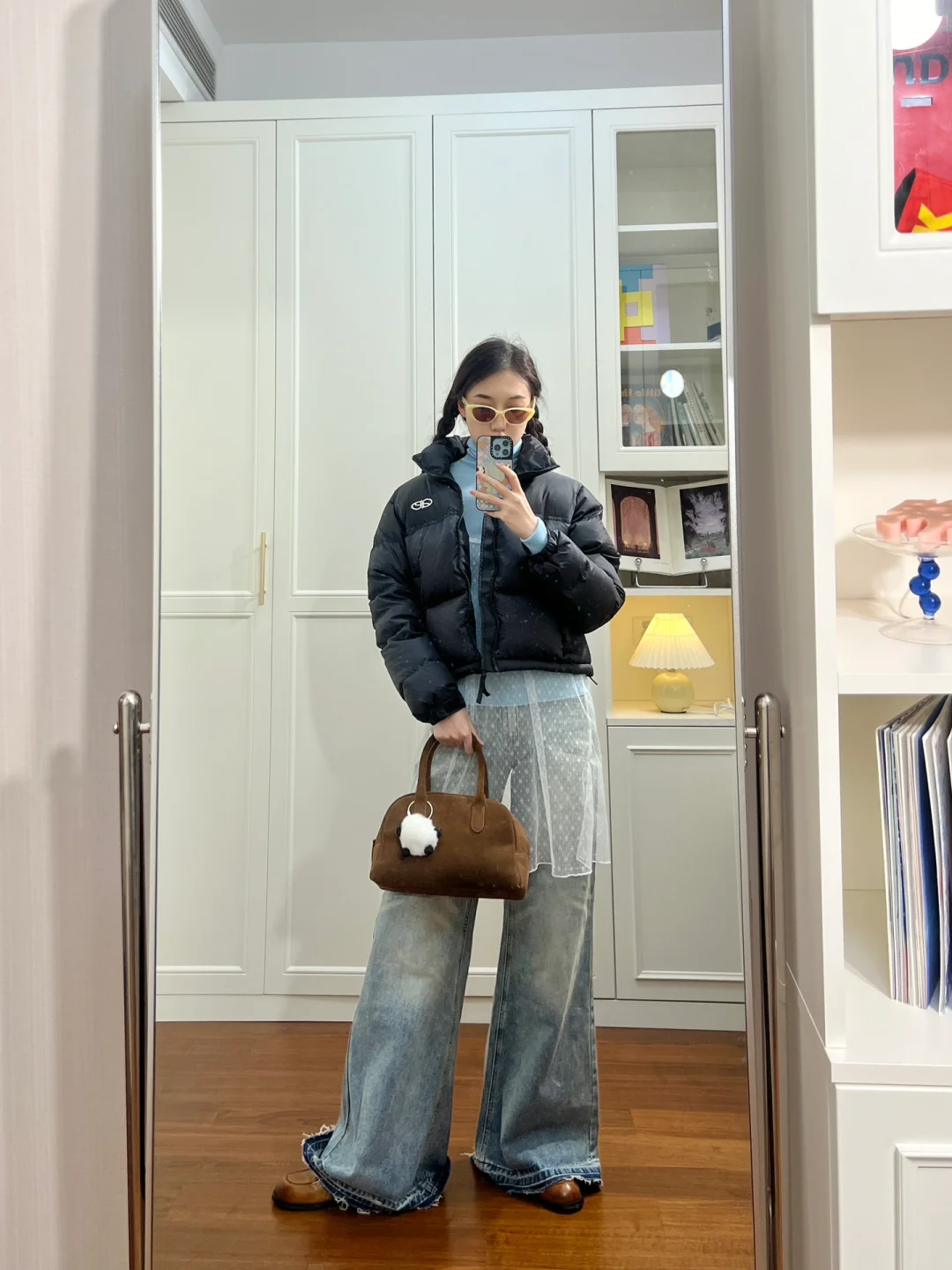 羽绒服这样搭也太好看了！🙈好喜欢呀！