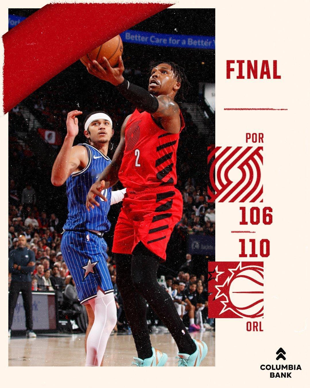 联盟顶级白忙活队魔术vs开拓者