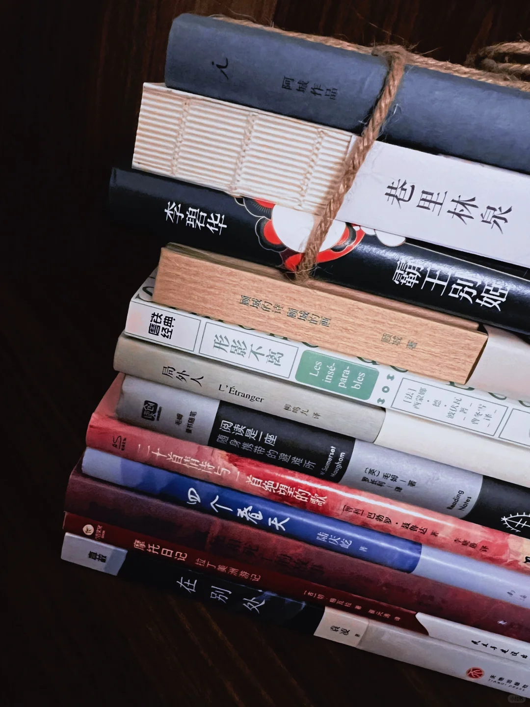 📖收到一摞书有什么好开心的