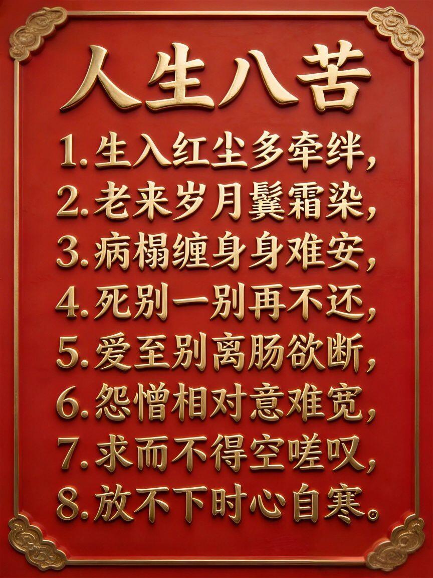 人间万般苦楚，大抵逃不开这几样，句句戳心：
 
1. 求而不得
心里惦念的人、向