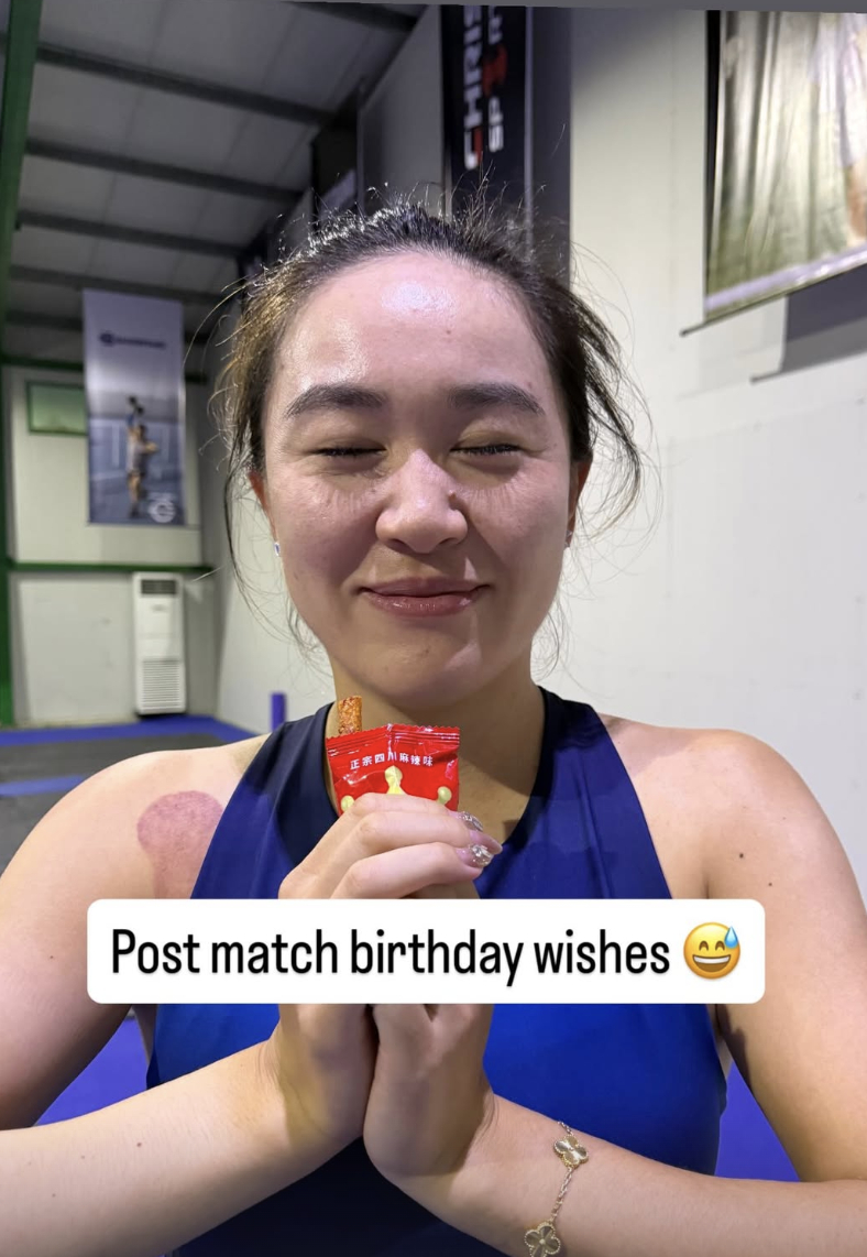 32岁生日当天，朱琳在WTA125K马尼拉赛24小时内连胜两场，打进八强，将战维