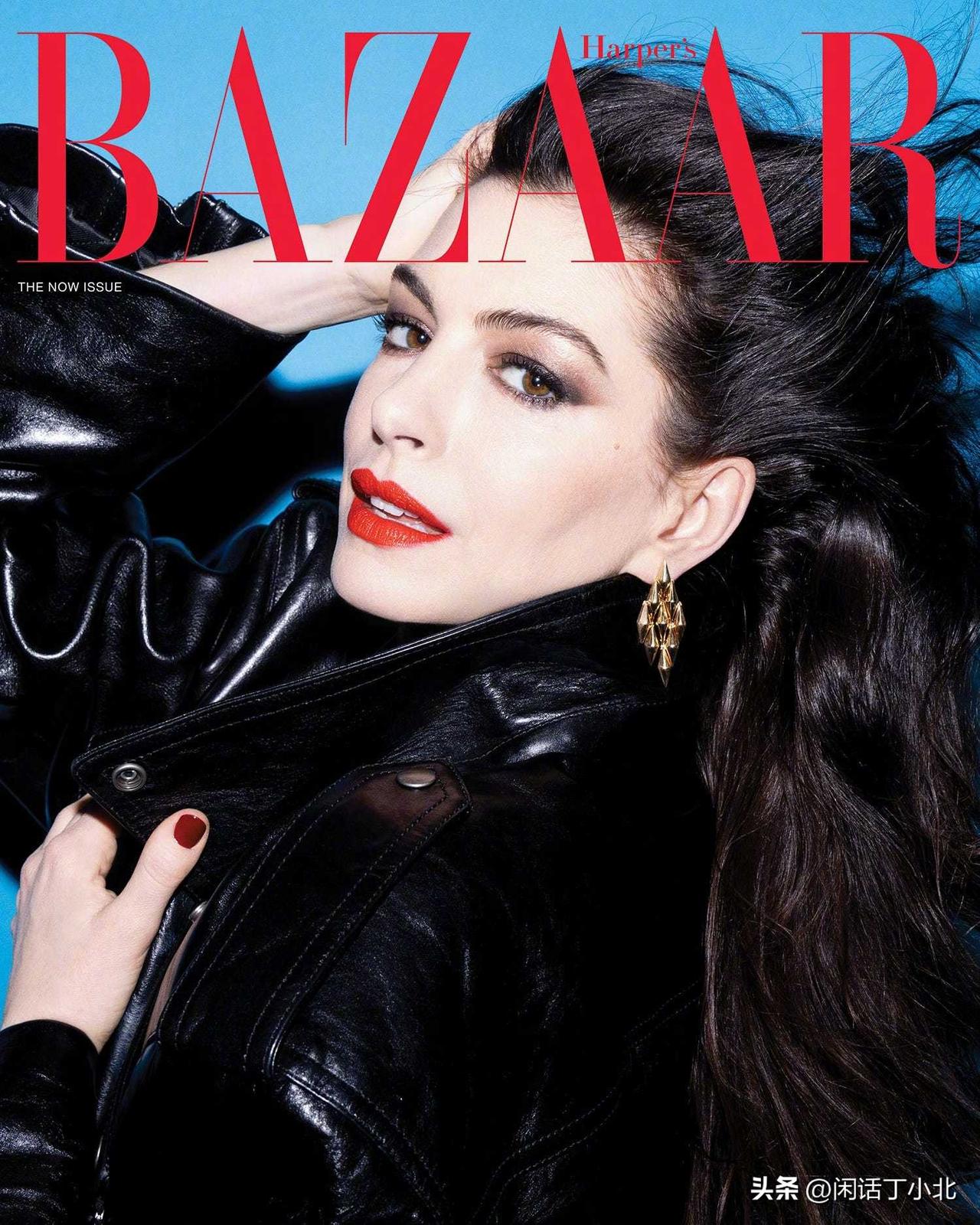 外娱资讯，安妮·海瑟薇近日为时尚杂志《Harper's BAZAAR》拍摄了最新