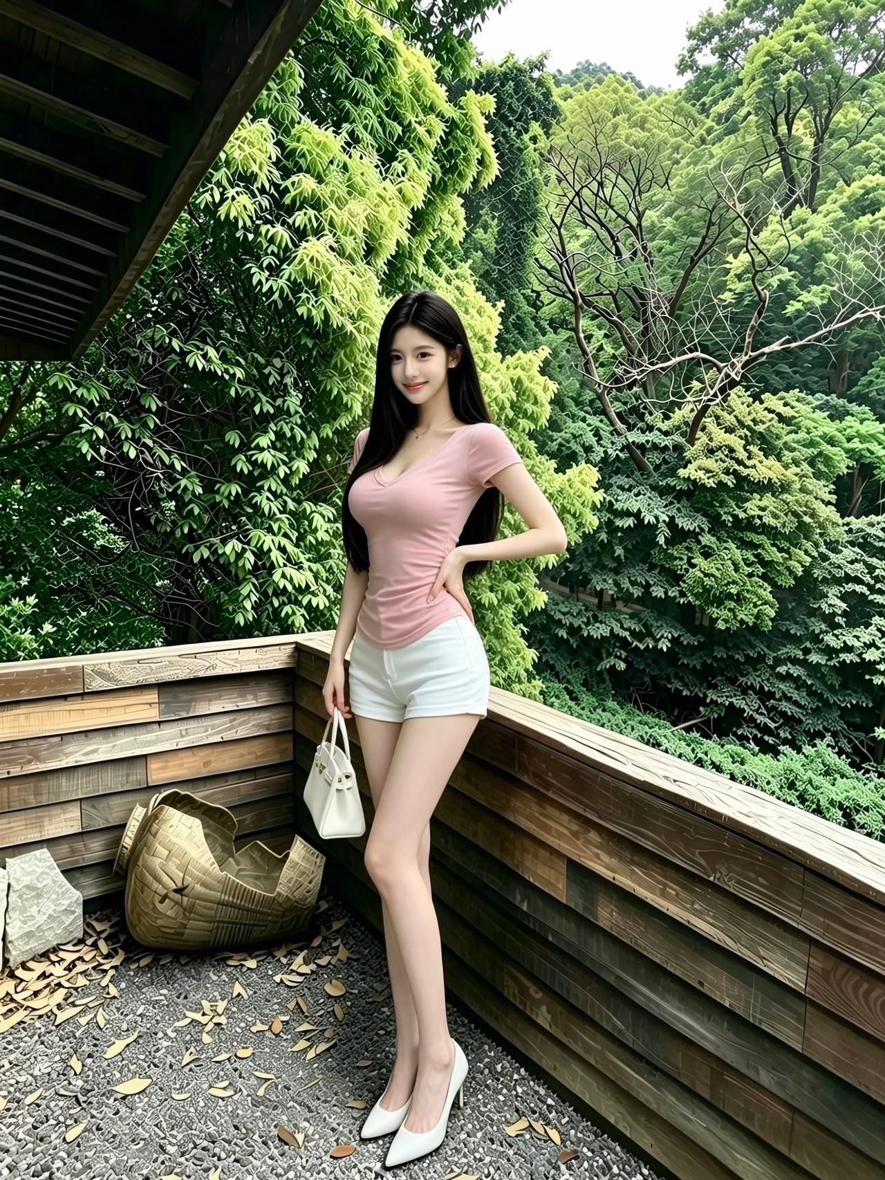 这身材怎么穿都好看美女穿搭宅男女神ootd