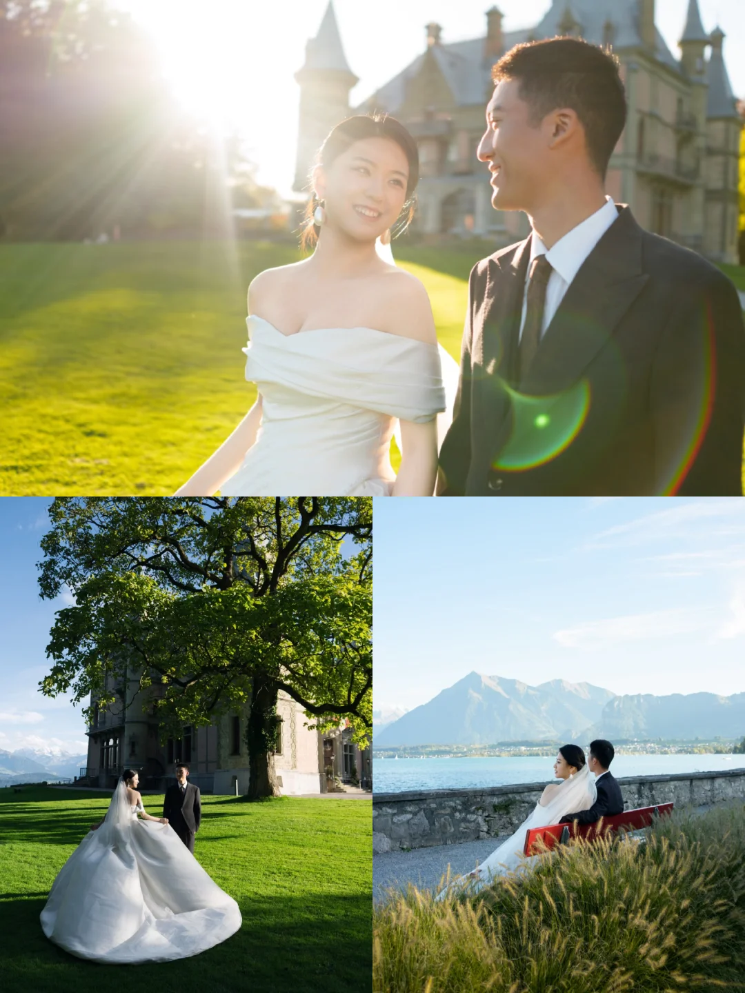 关于我在瑞士🇨🇭拍到的绝美婚纱照！