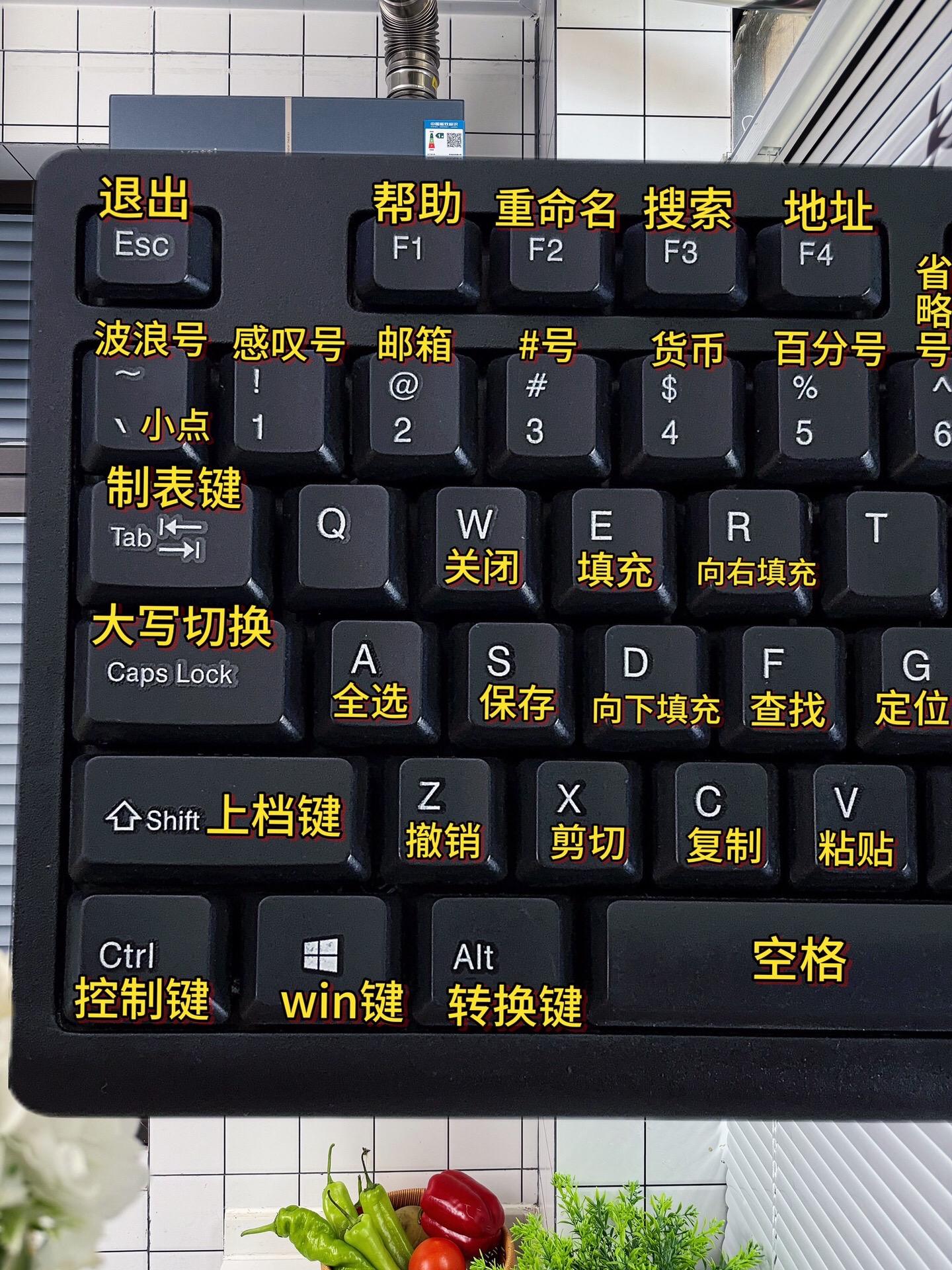 电脑小白零基础学电脑从认识键盘开始。