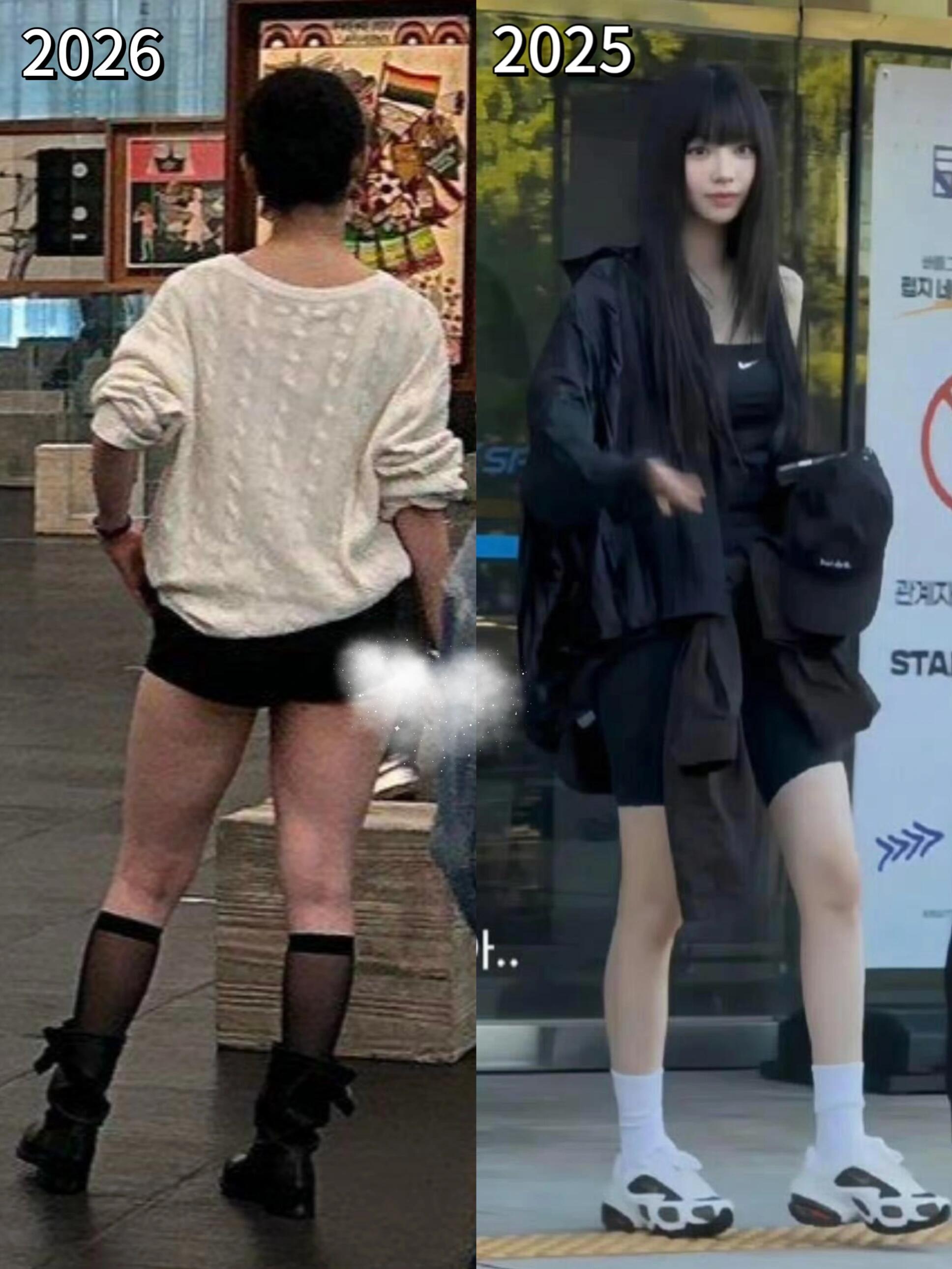 路人拍的柳智敏 柳智敏两年偶遇图对比，真的好美 !柳智敏在巴西圣保罗被偶遇，在逛