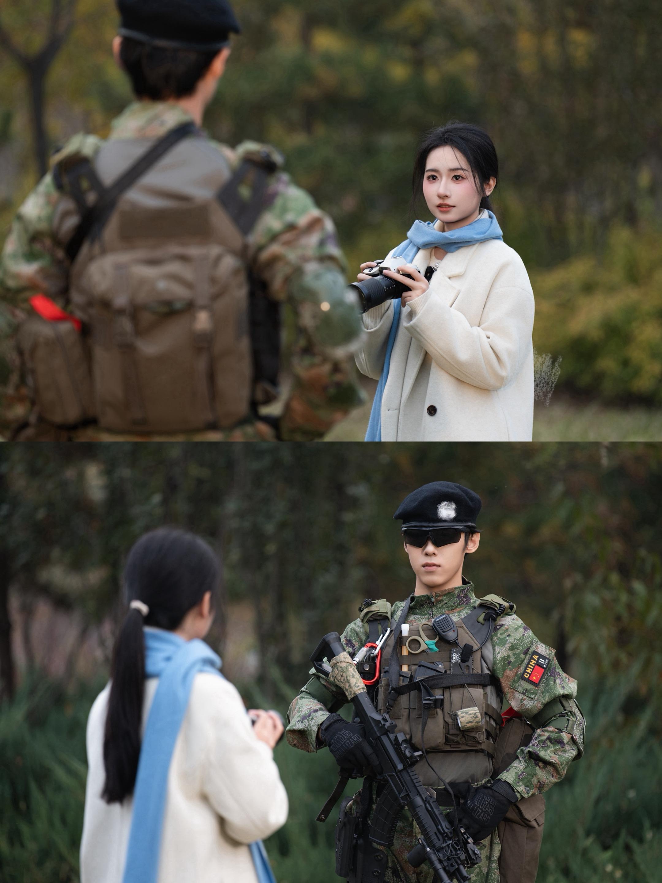 你回头，我站在你身后。我想 夫妻这一页 应是并肩作战