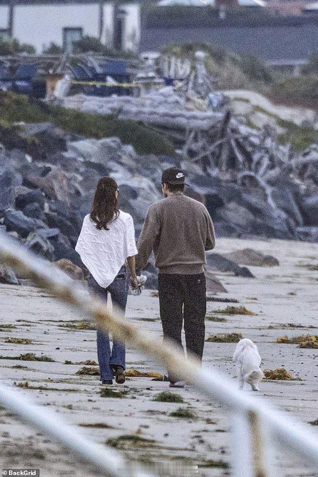 布鲁克林和妻子妮可拉在风波后现身，两人牵手遛狗 