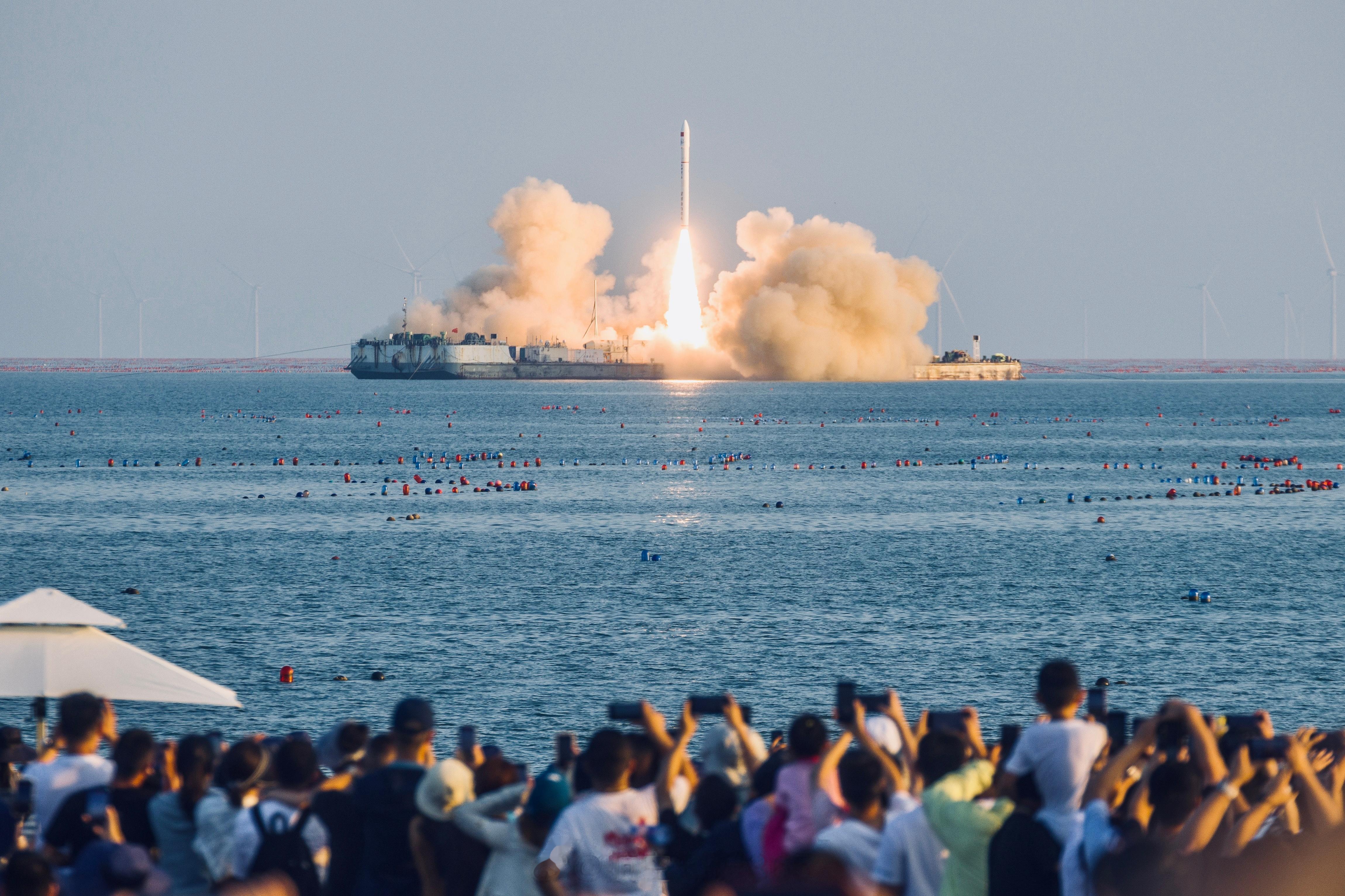 【谷神星一号海射型首秀，一箭四星发射成功！】2023年9月5日17时34分许，由