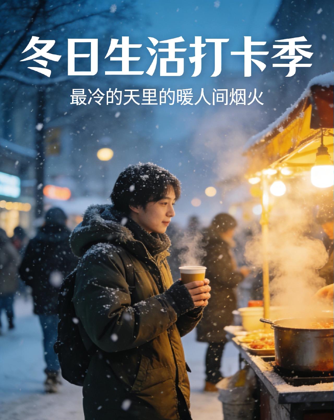 当朋友圈被各式冬日打卡刷屏，有人晒雪地里的嬉笑，有人拍暖灯下的茶饭，有人分享南北