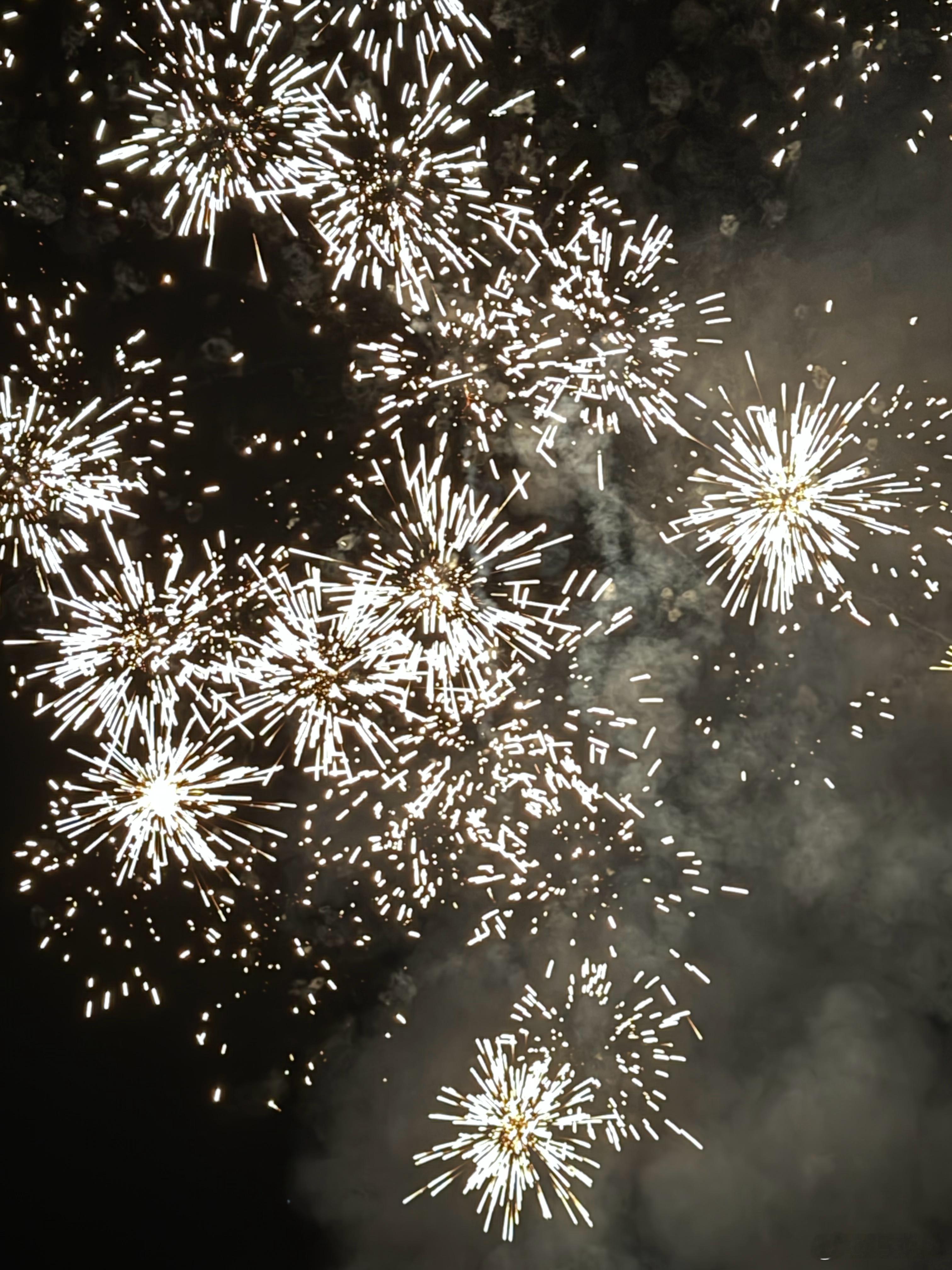 过上了吃了这顿还没消化就开始吃下顿没事儿放放烟花的日子。