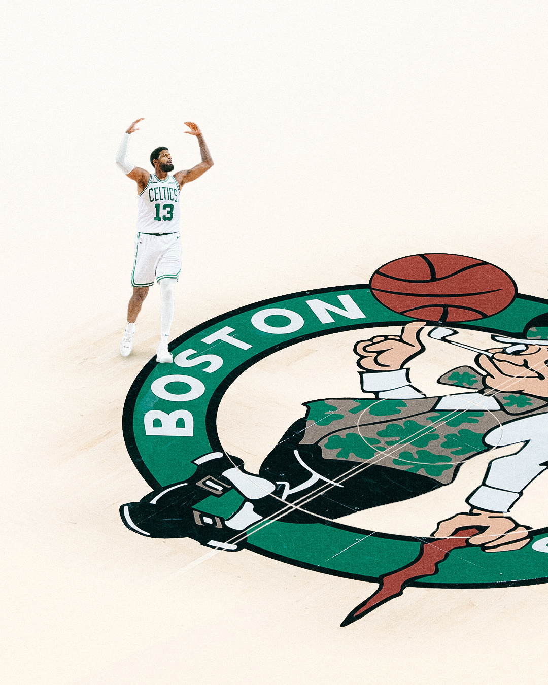 凯尔特人队官方：“Parquet P ☘️”凯尔特人NBA点赞成金PaulGeo