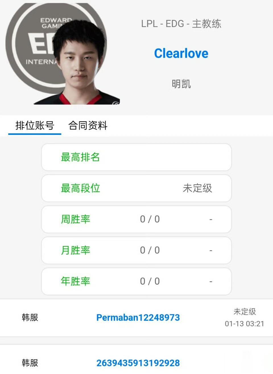 【厂长疑似回归，担任主教练位置】目前OBGG已更新为：明凯-EDG-主教练已经看