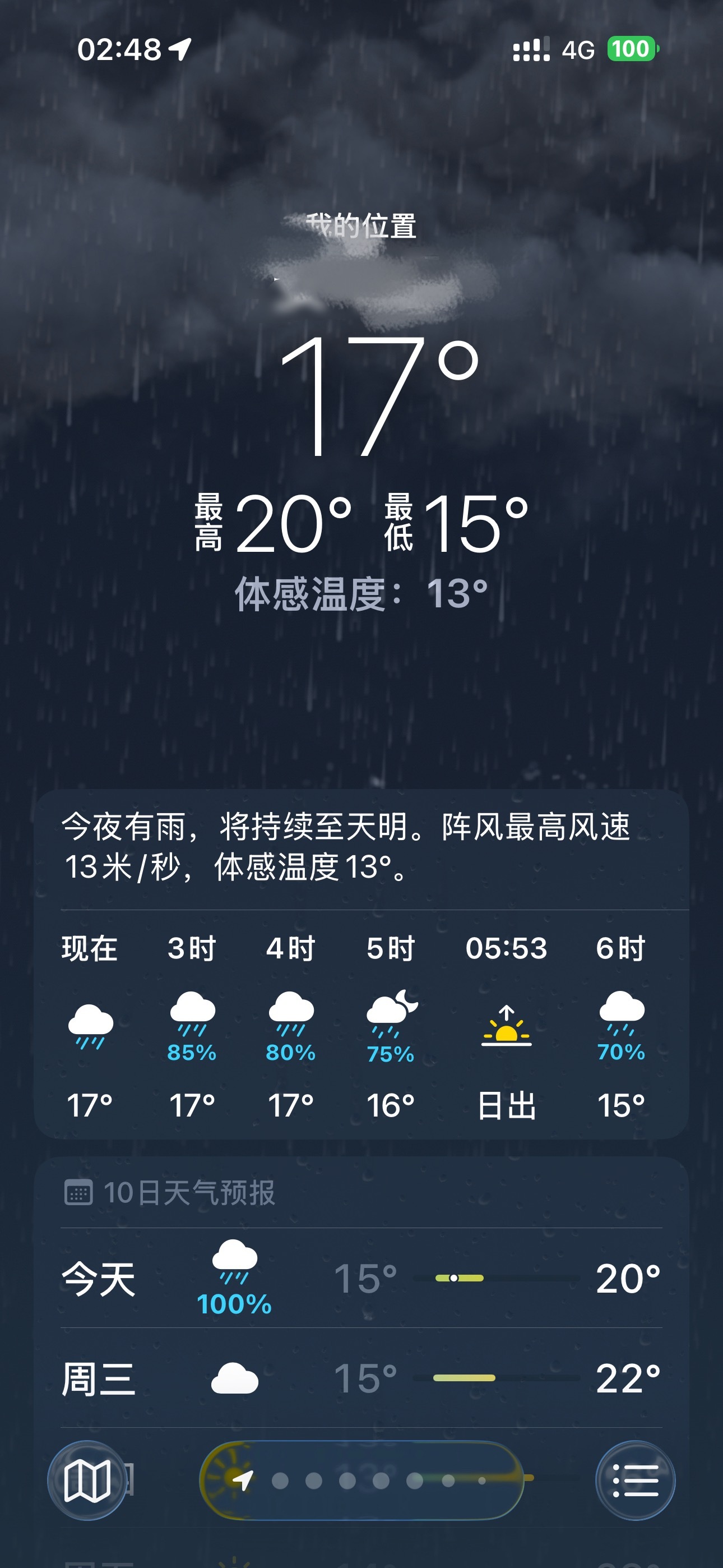 感觉能冻死 ​​​