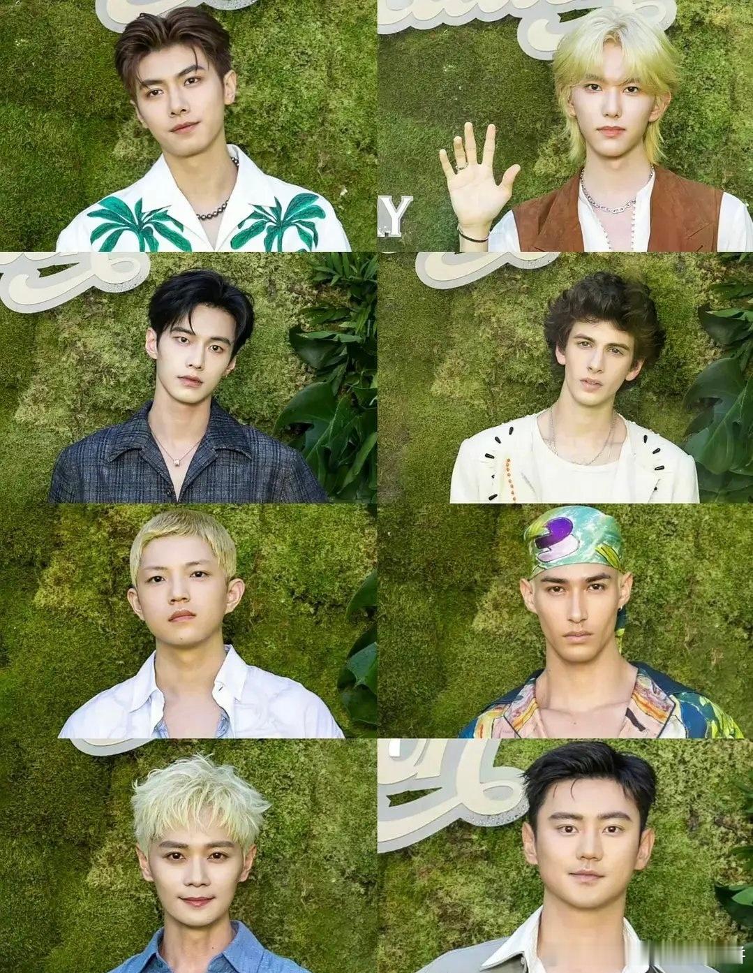 vogue活动的男明星怼脸图何与 马柏全 屈楚萧 曹骏 米卡 宁泽涛 庞博 杨祐