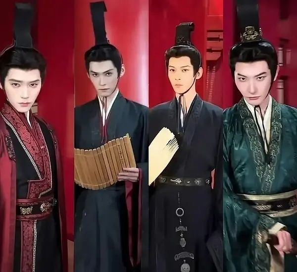 翘楚四个男配撞脸果宝特攻四大恶贼翘楚首播反馈 网友真的太会整活了，好好四个古装帅
