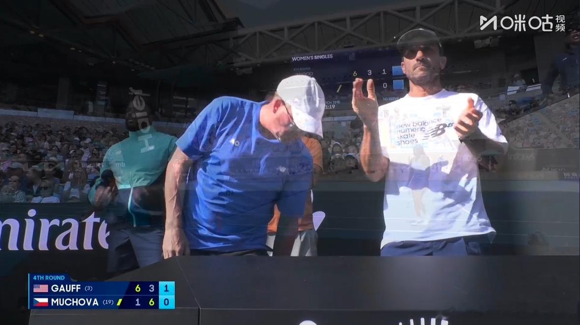 穆霍娃已经翻身了此前4次交锋一盘未拿，然而今天已经拿了一盘了这很澳网澳网2026