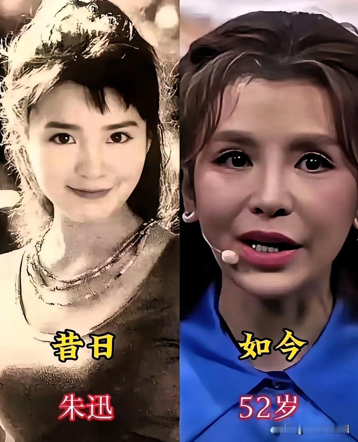 翻看央视主持人的旧照，真的感慨时光匆匆，就拿朱迅和撒贝宁来说，前后差别一眼就能看