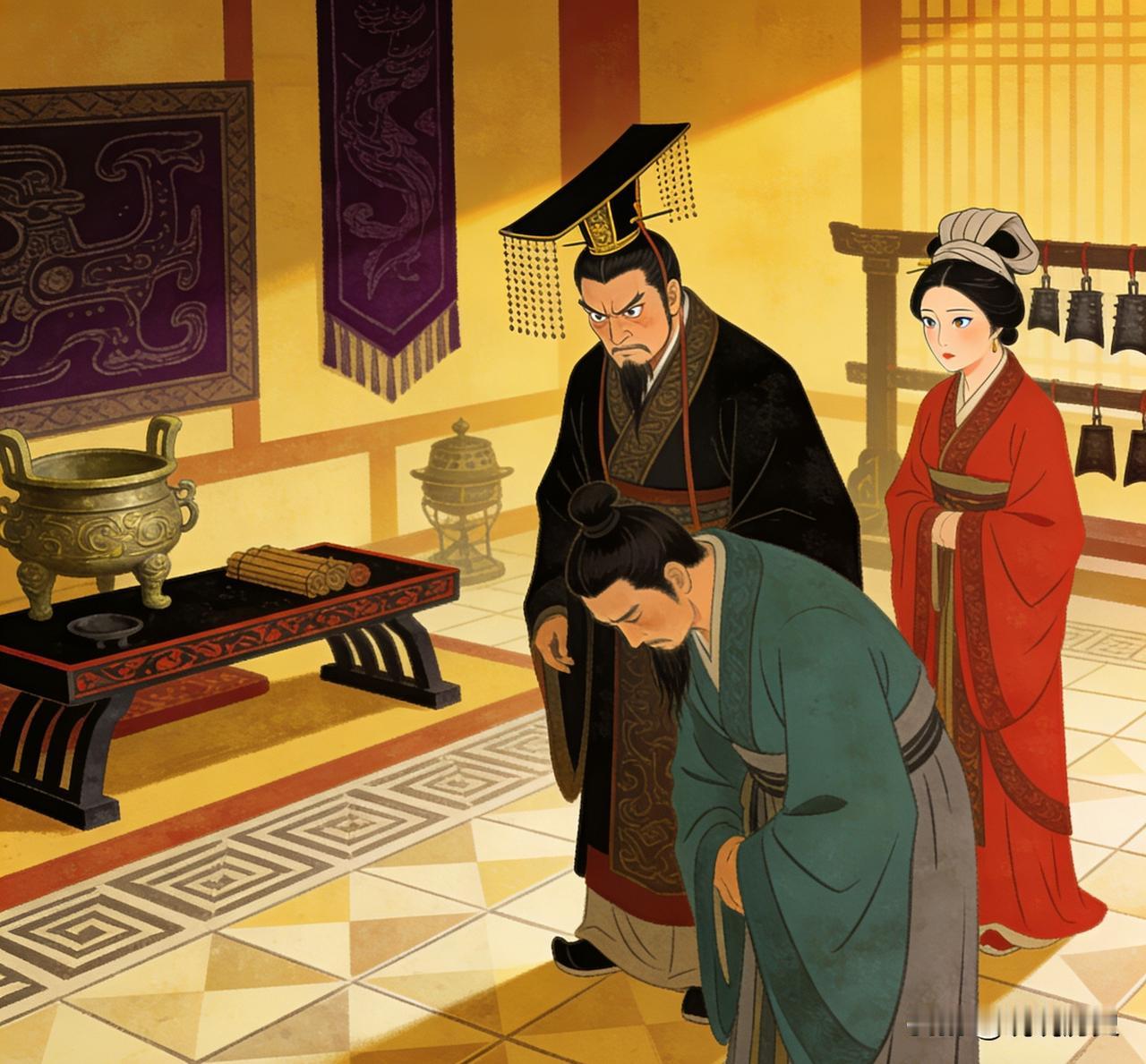 公元前188年，吕后和仆人审食其私通，被儿子汉惠帝发现。汉惠帝勃然大怒，立刻将审